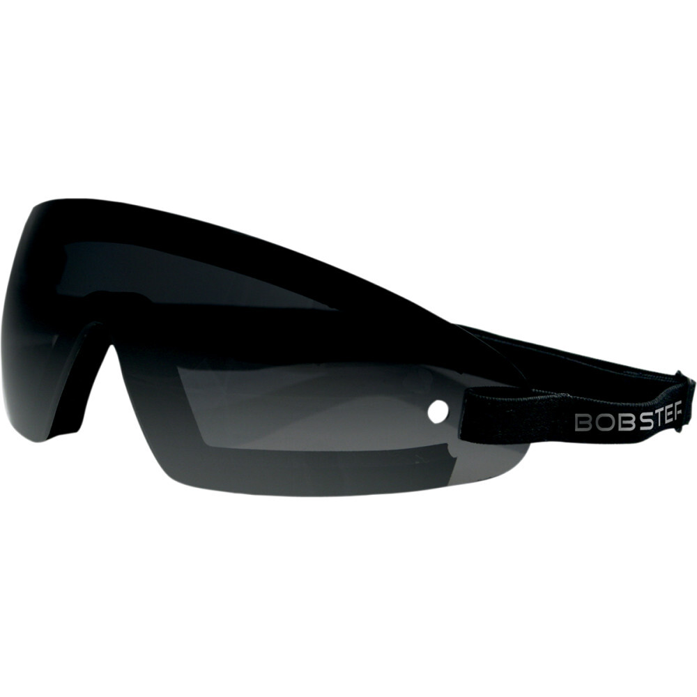 Bobster Wrap Around Goggles (Black Frame, Smoke Lens)