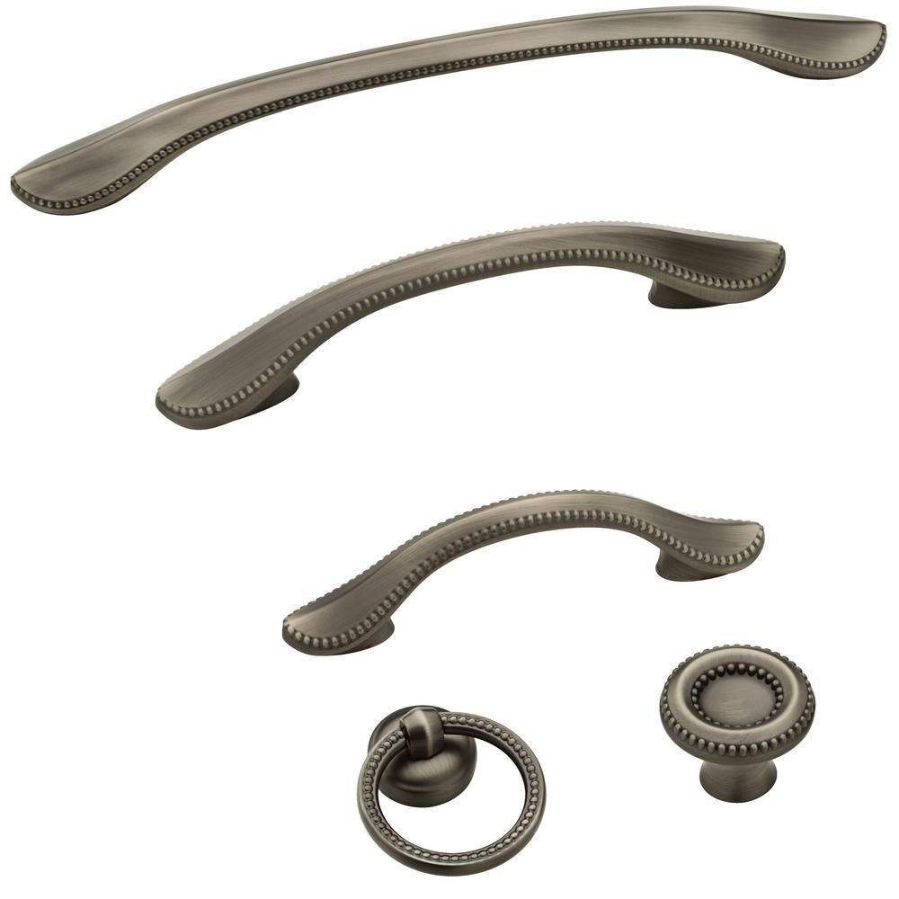 10" or 12" Dual Mount Taryn Appliance Pull Heirloom Silver