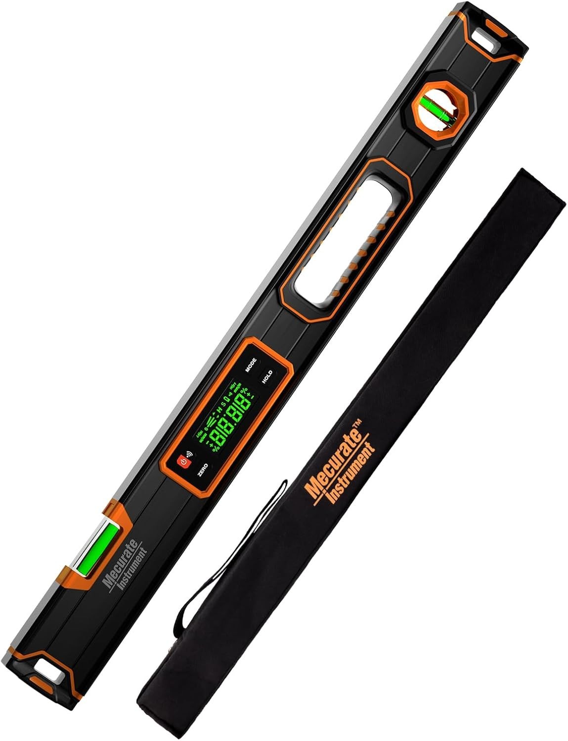 24" Digital Level Precision Torpedo Level Tool, Magnetic Bottom, Water Resistant