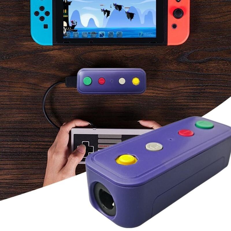Wireless Bluetooth-compatible Adapter Converter with USB Cable Fit for Switch