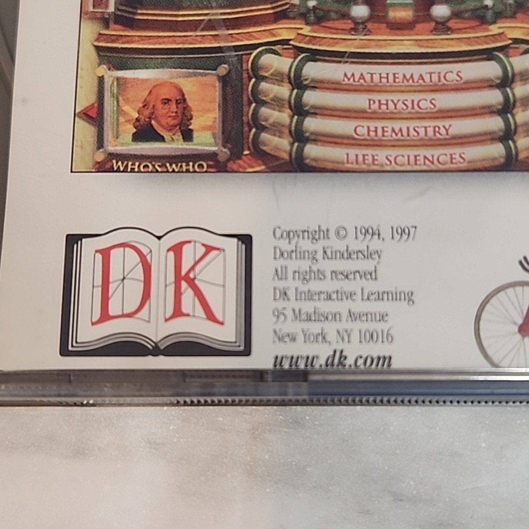 Eyewitness Encyclopedia of Science CD-ROM (School Version 2.0-mac/win)DK Pub 214