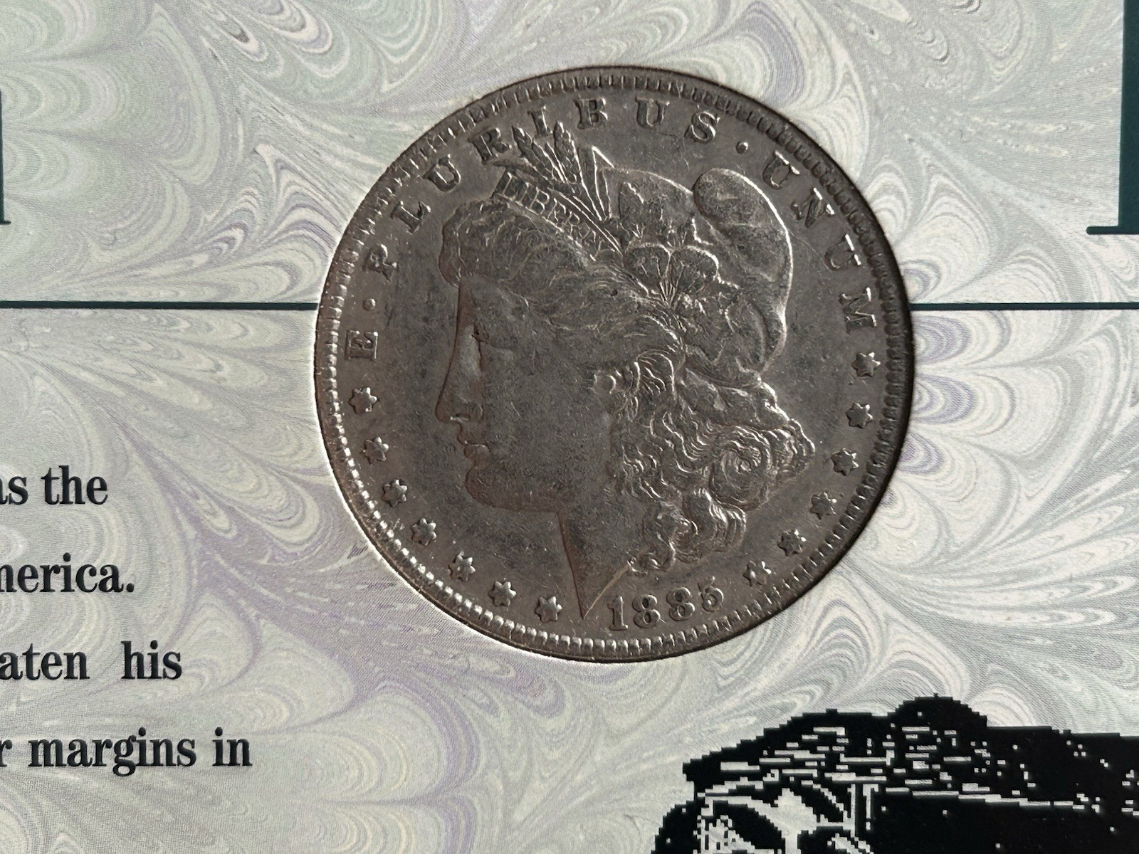 1885 morgan silver dollar
