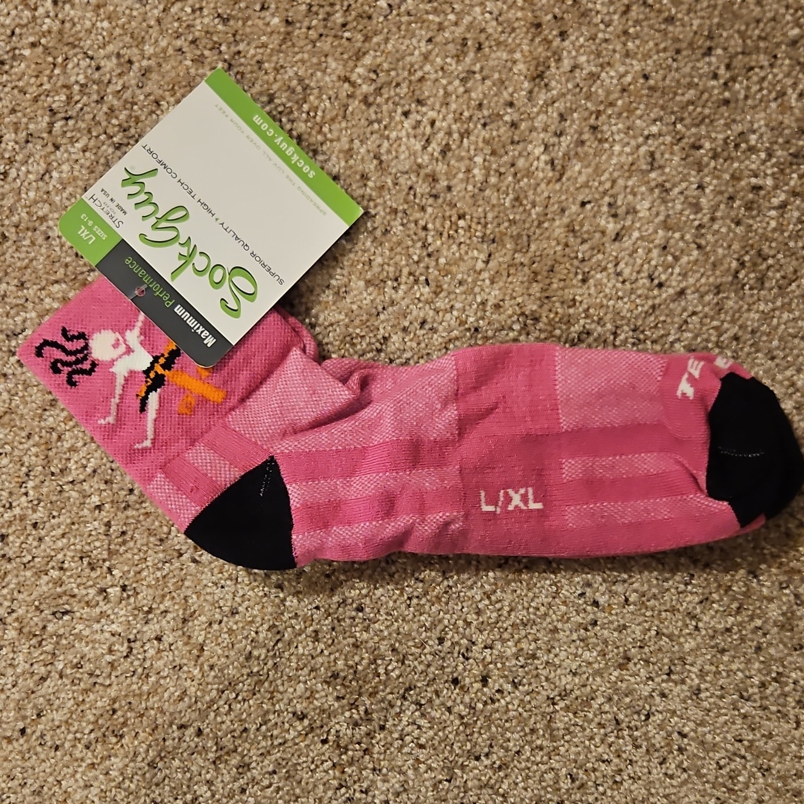 SockGuy & DeFeet Multicolor Graphic Cycling Athletic Socks Lot NWT