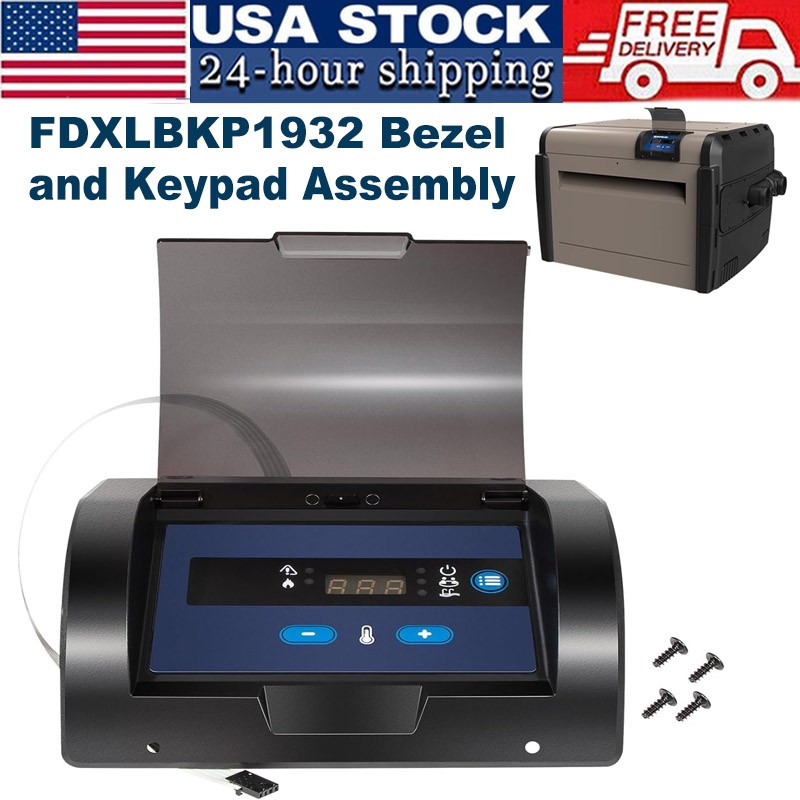 FDXLBKP1932 Bezel and Keypad Assembly for Hayward H-Series H150FDN/FDP H400FDN