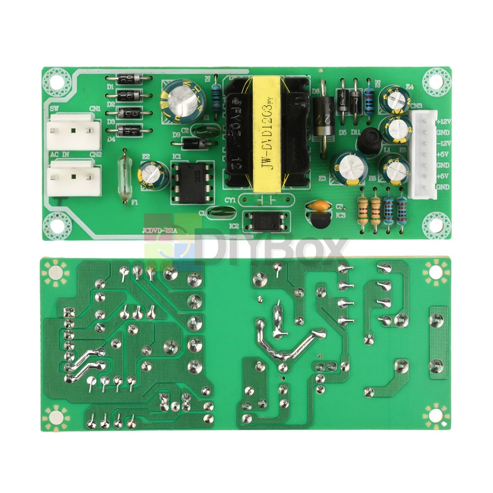 Universal Switching Power Supply Board EVD/DVD +5V/+12V/-12V