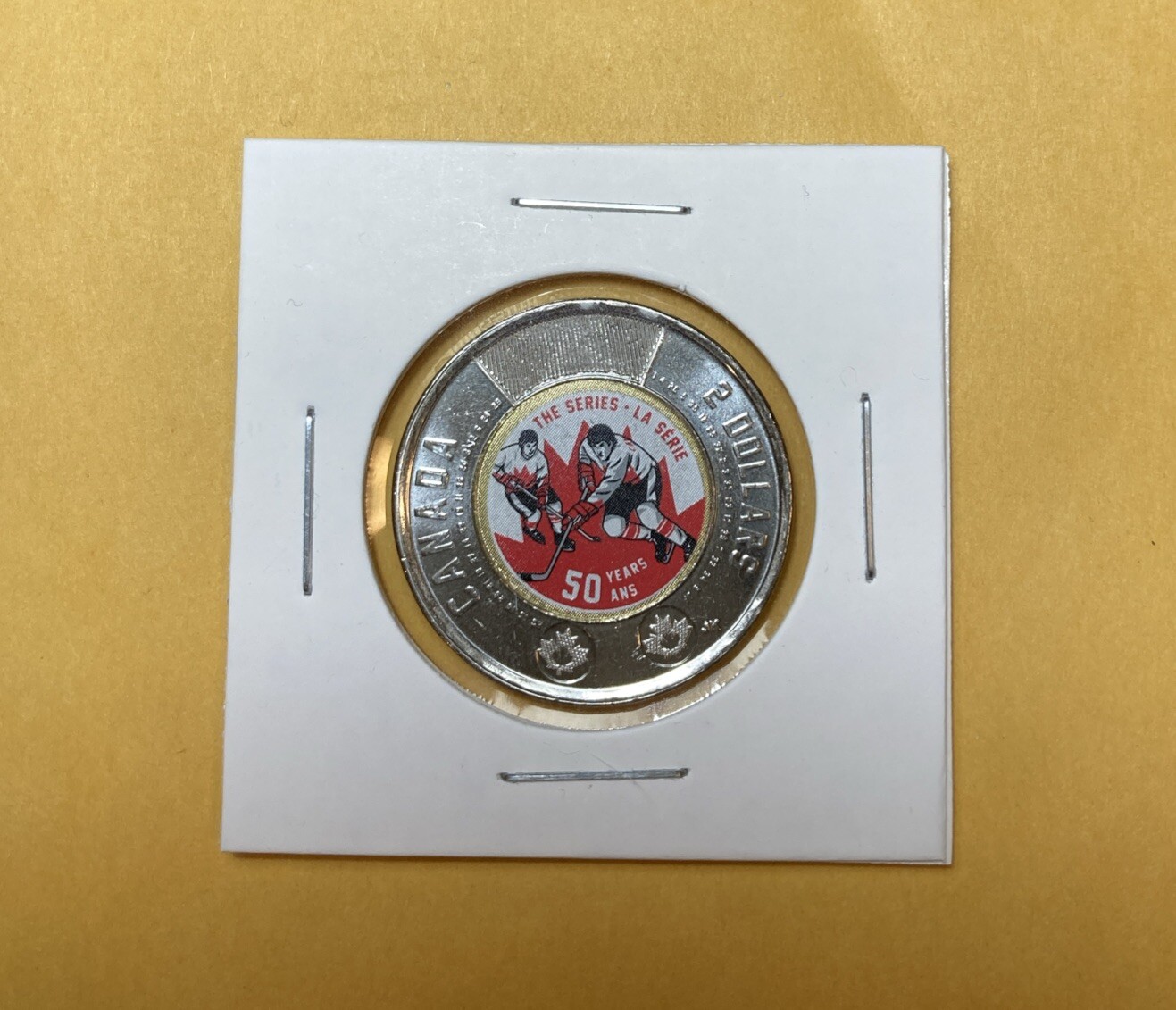 2022 $2 50th Anniversary Summit Series Colourized, Canadian Toonie-Uncirculated