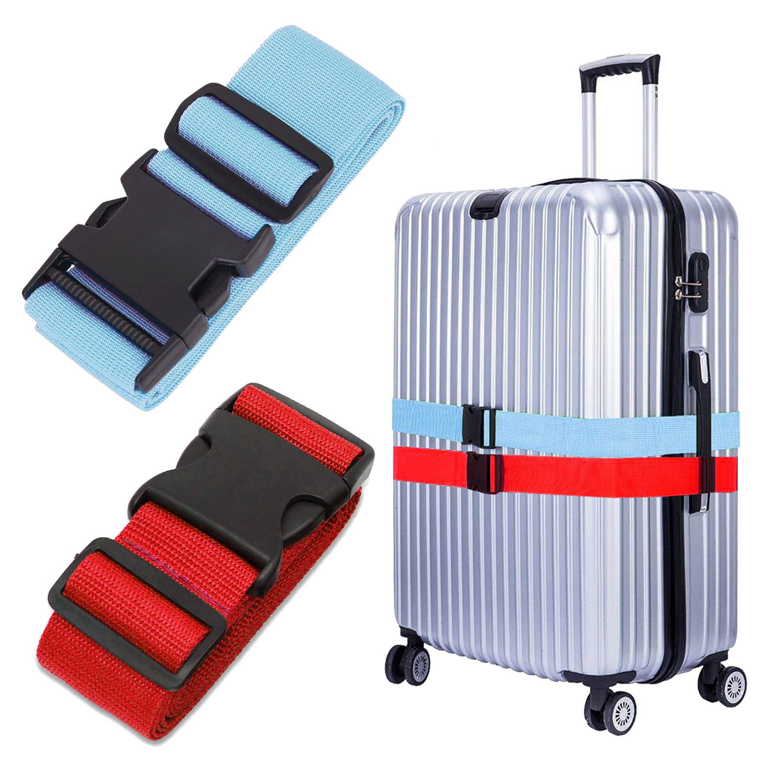 6 Feet Long Luggage Strap Belt For Suitcase 16"~32" , US Seller Lot