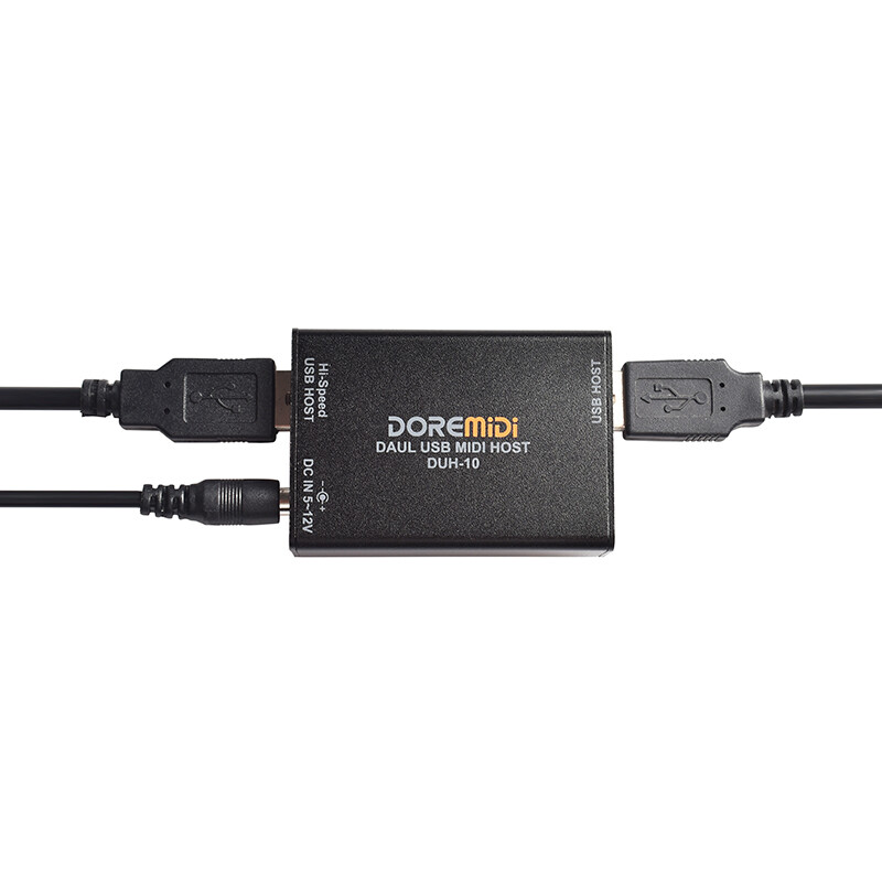 Dual USB MIDI Host Box Connects USB MIDI Devices High-speed USB MIDI Host
