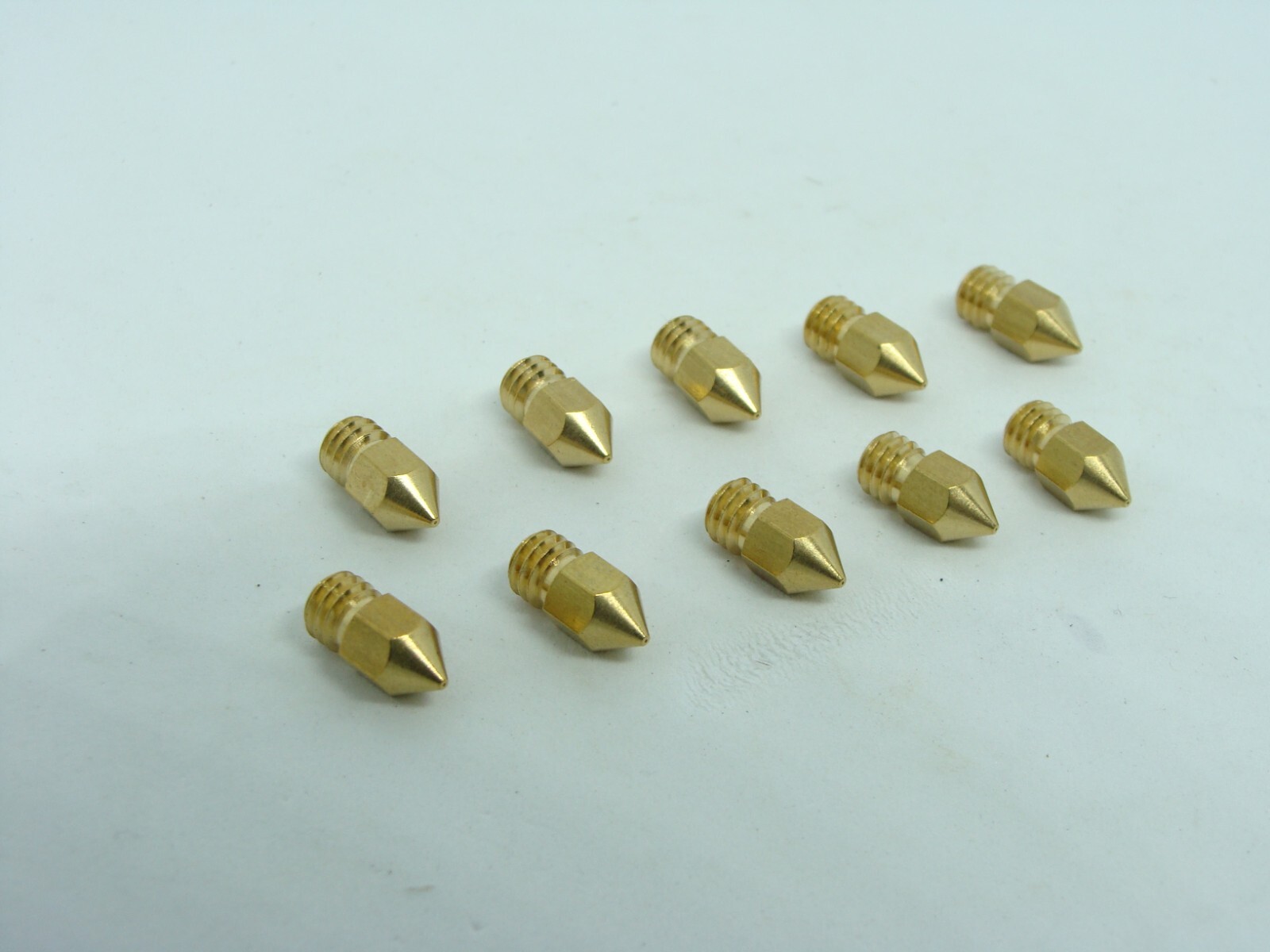 0.6mm - 10Pcs Pack Lot MK10 Extruder Hotend Hot End 3D Printer Nozzle M7 Brass