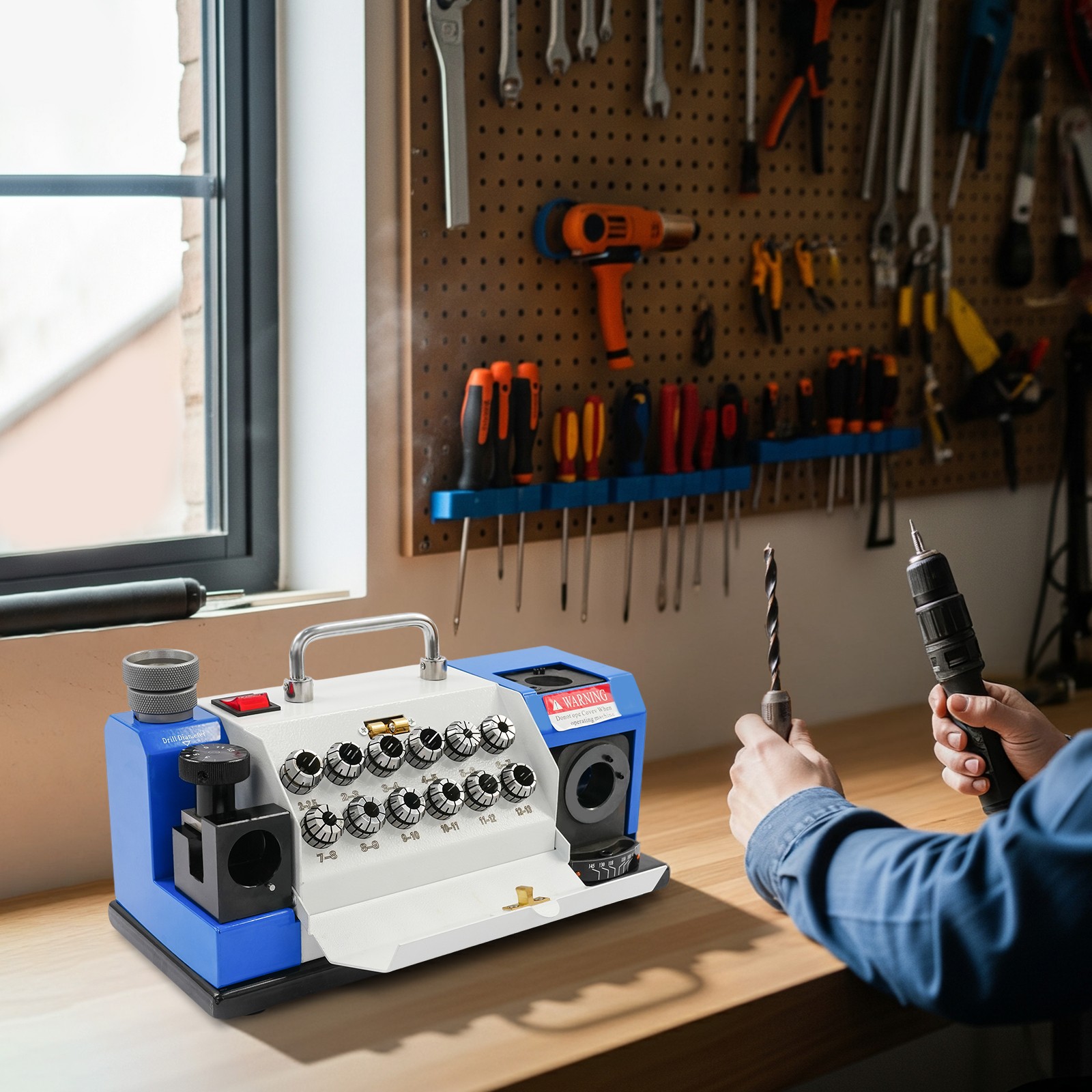 Drill Bit Sharpener Drill Bit Grinding Machine Electric Drill Bit Sharpener 220V