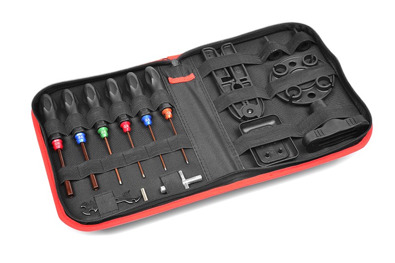 Team Corally 16250 - 16 Piece RC Tool Set with Bag