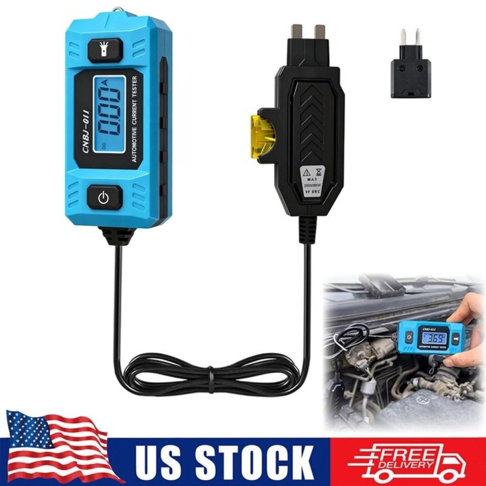 Automotive Circuit Fault Probe Tester,Portable High-Precision 20a 48v Car Tester