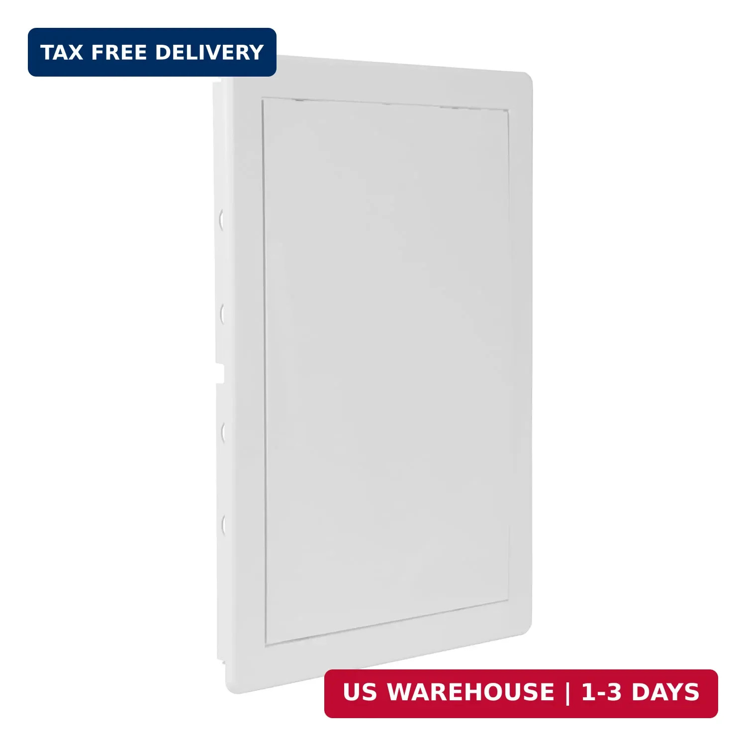 8 x 12 Access Panel for Drywall and Ceiling - White ABS Plastic Door Panel, Wall