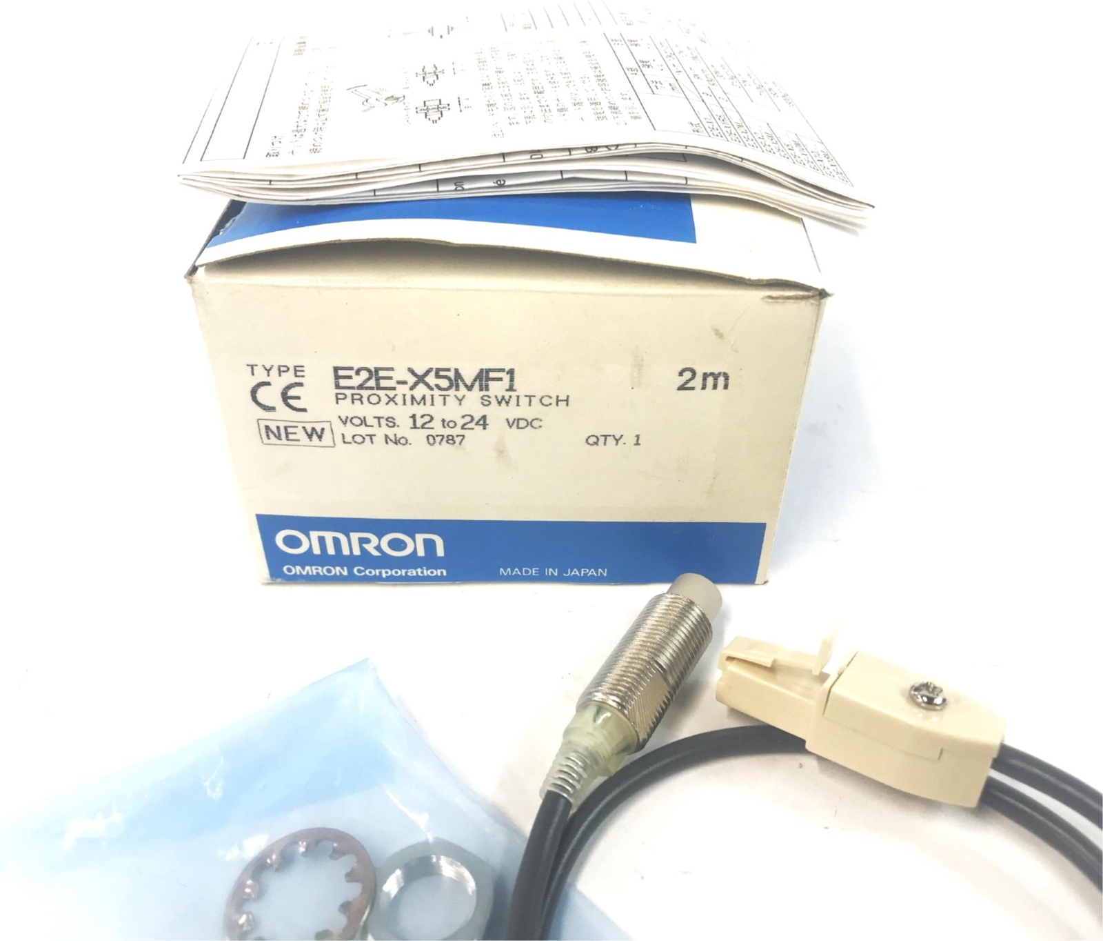 Omron Proximity Switch 12 to 24 V E2E-X5MF1 NOS