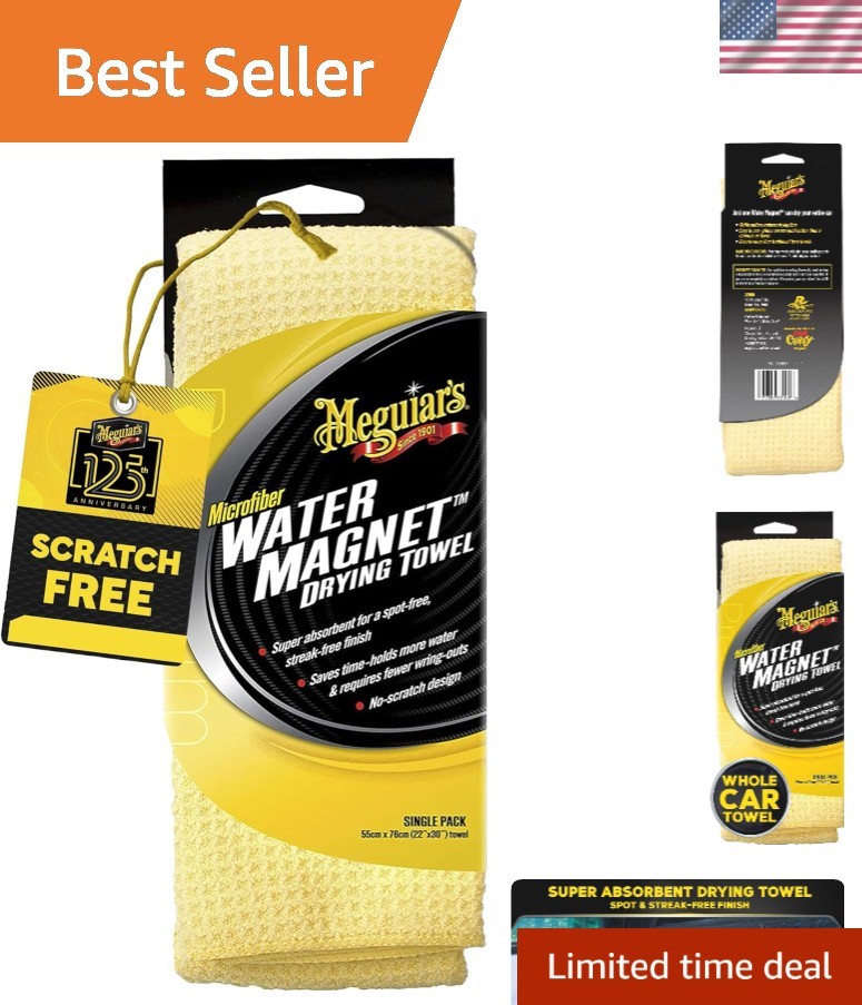 Water Magnet Microfiber Drying Towel – 30" x 22" for Quick Drying