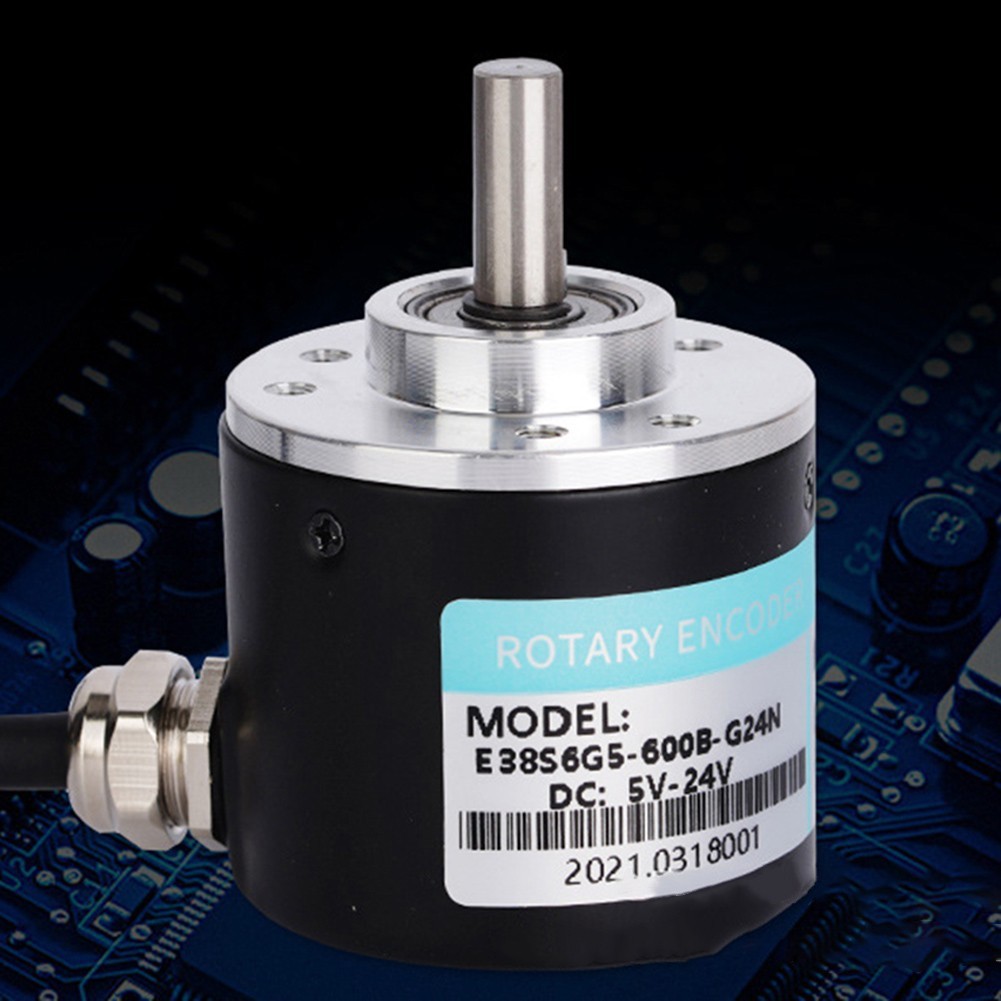Dual Phase Rotary Encoder 600PR DC 5V 24V for CNC Robotics and Automation