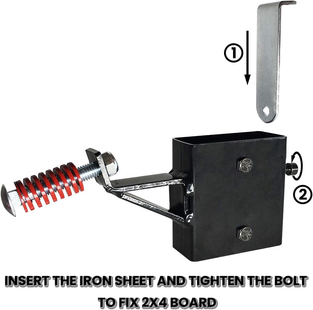 2X4 Target Hanger | Target Stand Base | Adjustable Height Steel Post | AR500 Ste