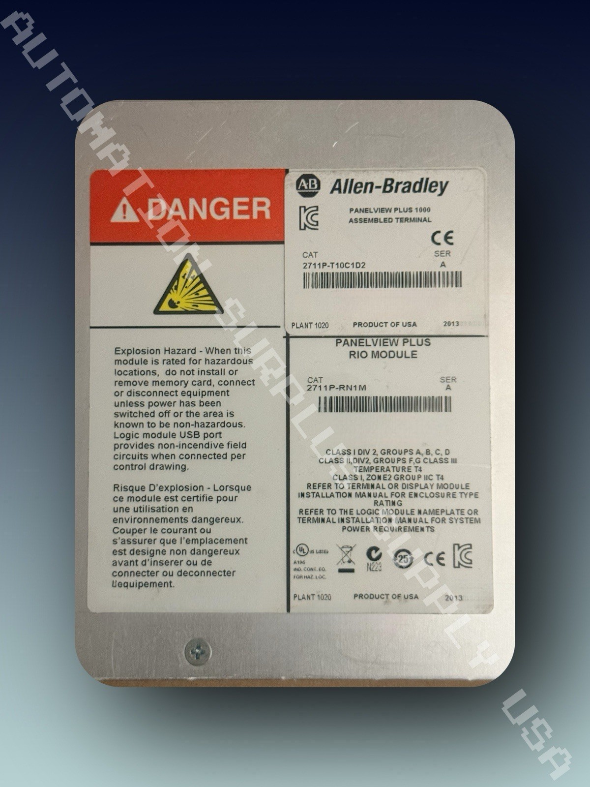 Allen-Bradley PanelView Plus 2711P-RN1M Remote I/O Communication Module