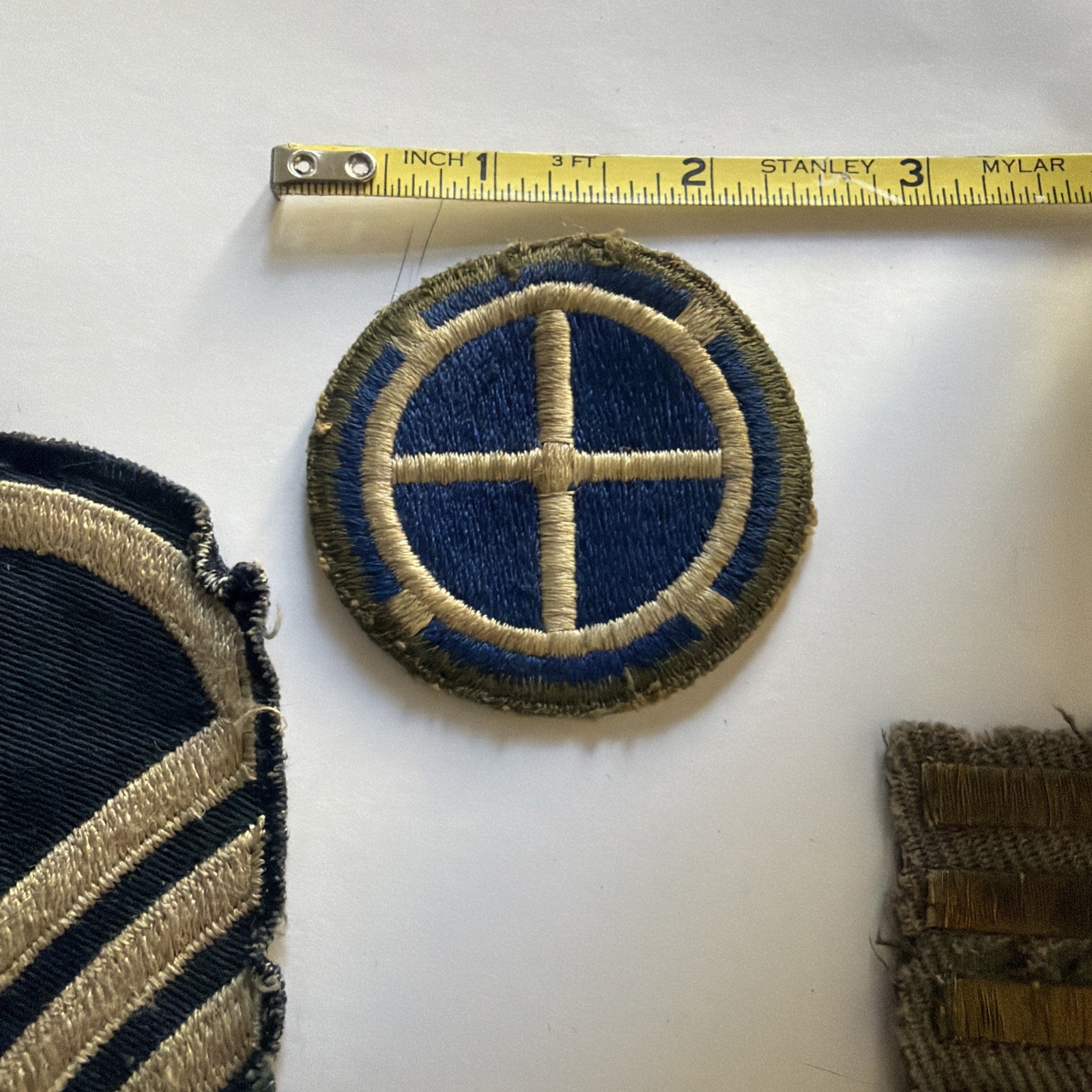 WWII US Army 35th Infantry Division AAF Uniform Insignia Patch