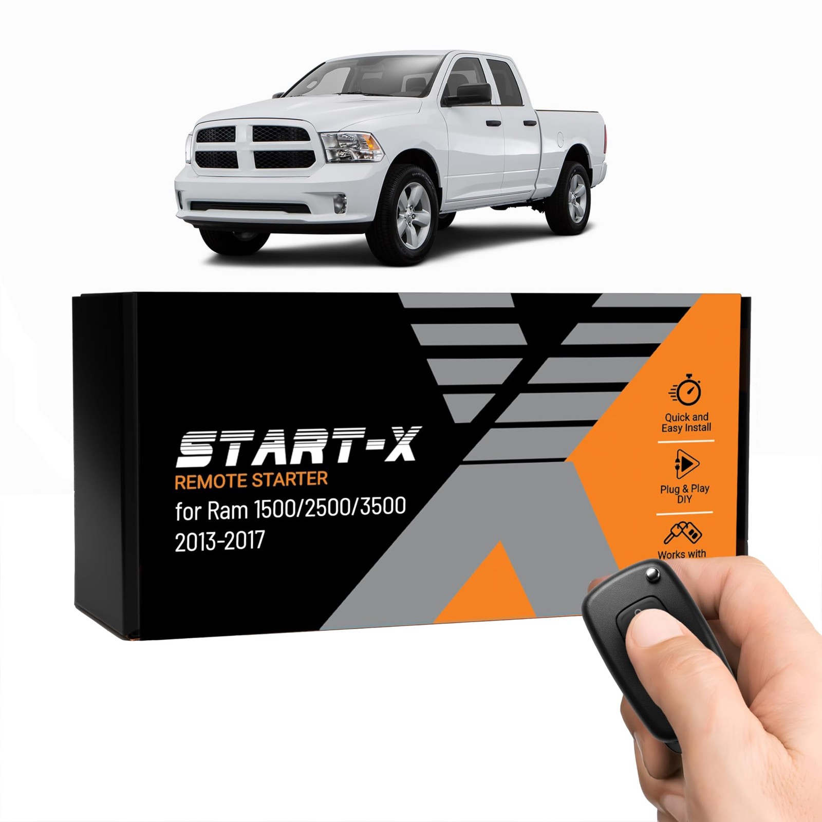 Start-X Remote Starter Kit for RAM 1500, 2500, 3500 (2013, 2014, 2015, 2016, ...
