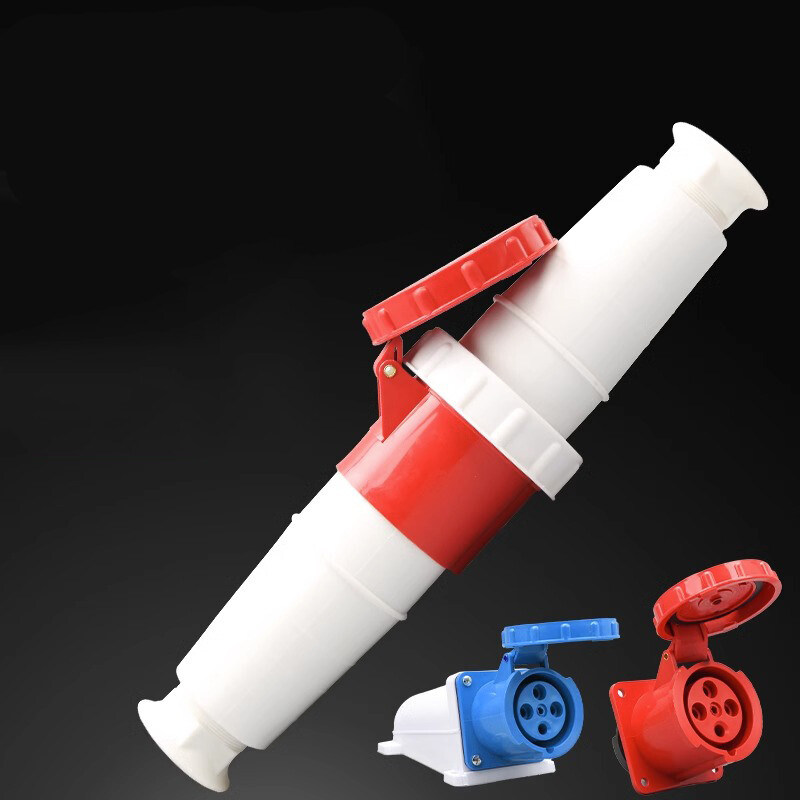 63A/125A Waterproof 3/4/5 Core Industrial Plugs&Sockets Connectors 3 PHASE IP44
