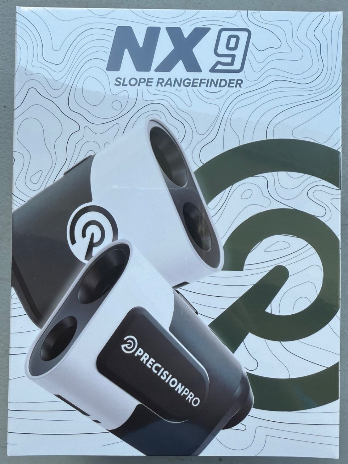 **NEW** ~ Precision Pro NX9 Slope Golf Rangefinder and Case ~ WHITE  EDITION
