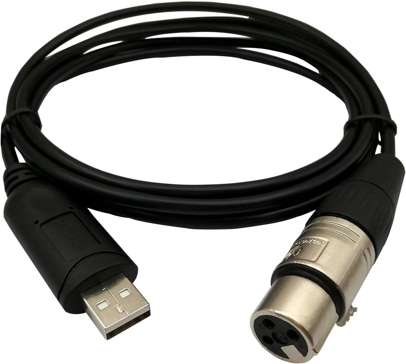 High-Quality USB to DMX Interface Cable, 5.9FT - Ideal for Lighting Equipment