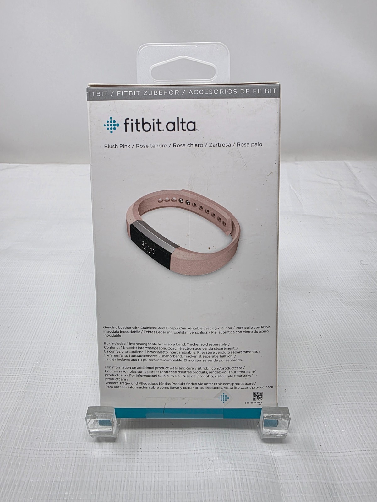 Fitbit Alta Leather Band Replacement Accessory Small Pink Original New Sealed
