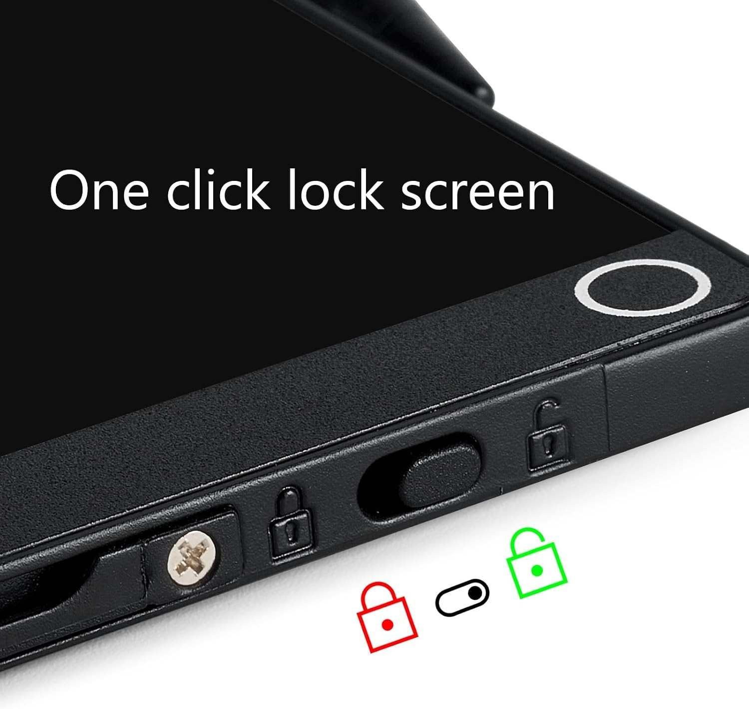 Ultra-Thin 6.5-Inch LCD Writing Tablet with Magnetic Clear Screen Technology