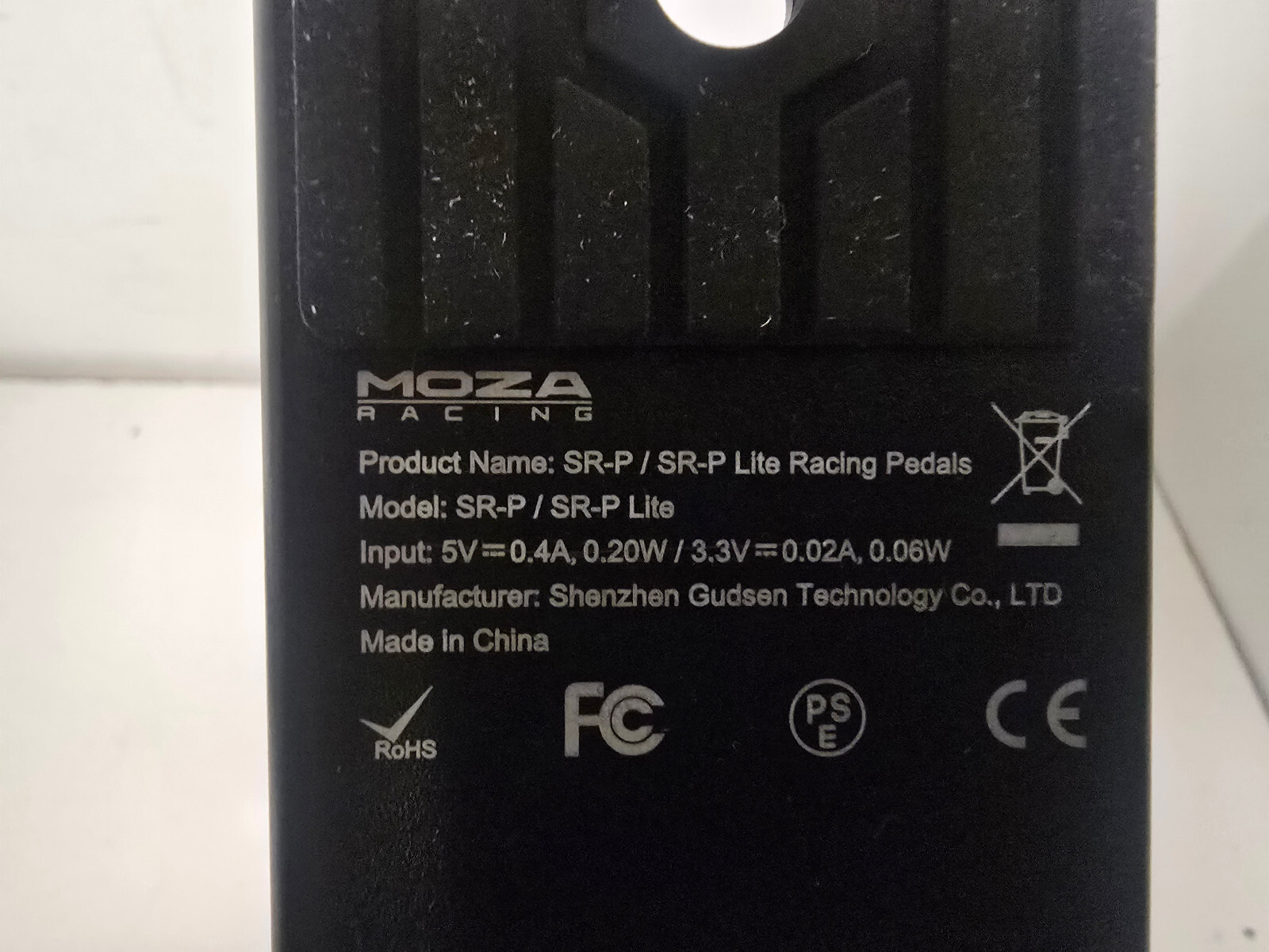 Moza SR-P Lite Two Racing Pedal Set