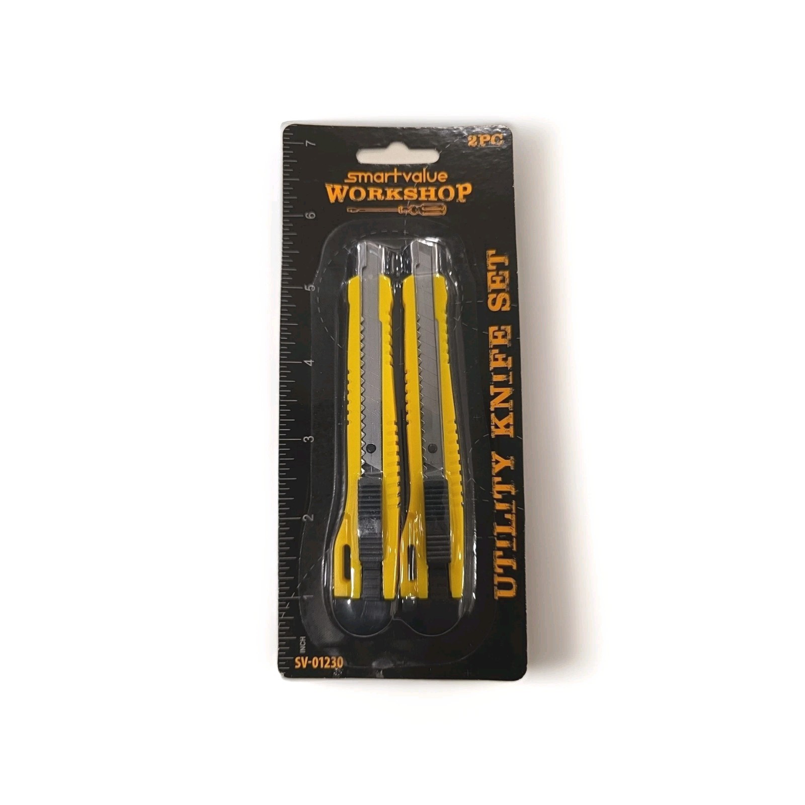 Brand New Utility Knife Set SmartValue Workshop 2pc  SV-01230  FREE SHIPPING
