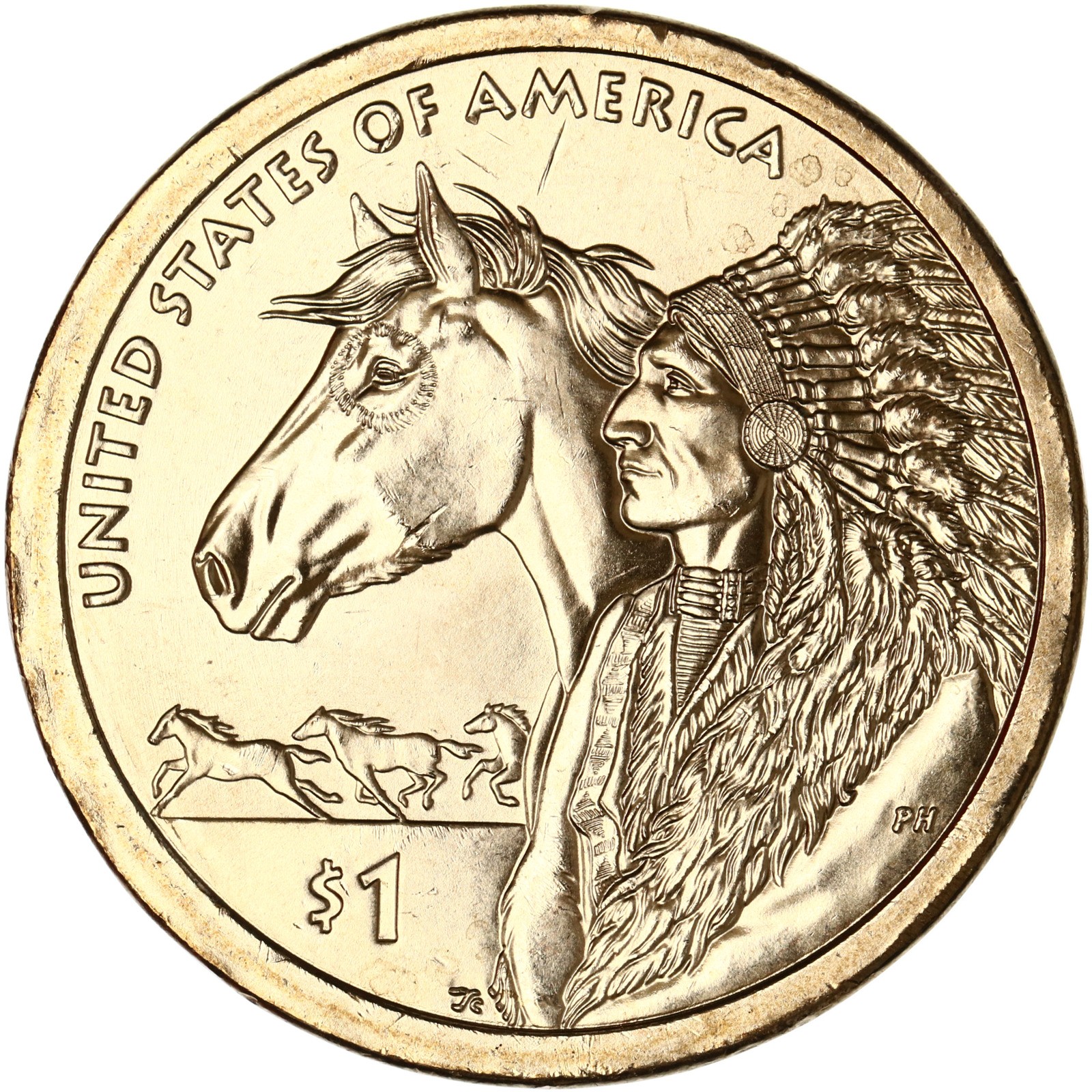 2012 P Native American Sacagawea Dollar BU