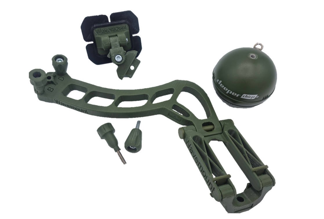 Wavemount 2 - Deeper Mount Feeder Boat Inflatable Boat Pro+ Chirp+, Chirp 2 & 3