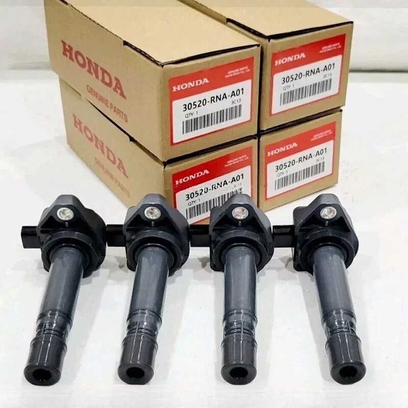 4PACK 30520-RNA-A01 IGNITION COILS For 2006-2011 HONDA CIVIC 1.8L GENUINE UF582
