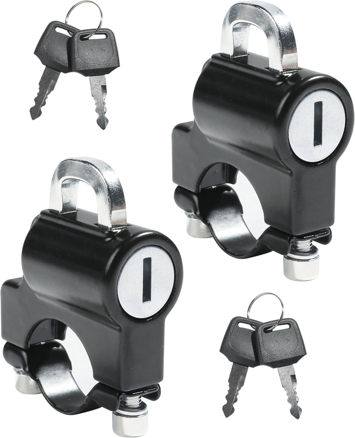 2Pcs Motorcycle Helmet Lock,Motorcycle Helmet Accessories Car Accessories Univer