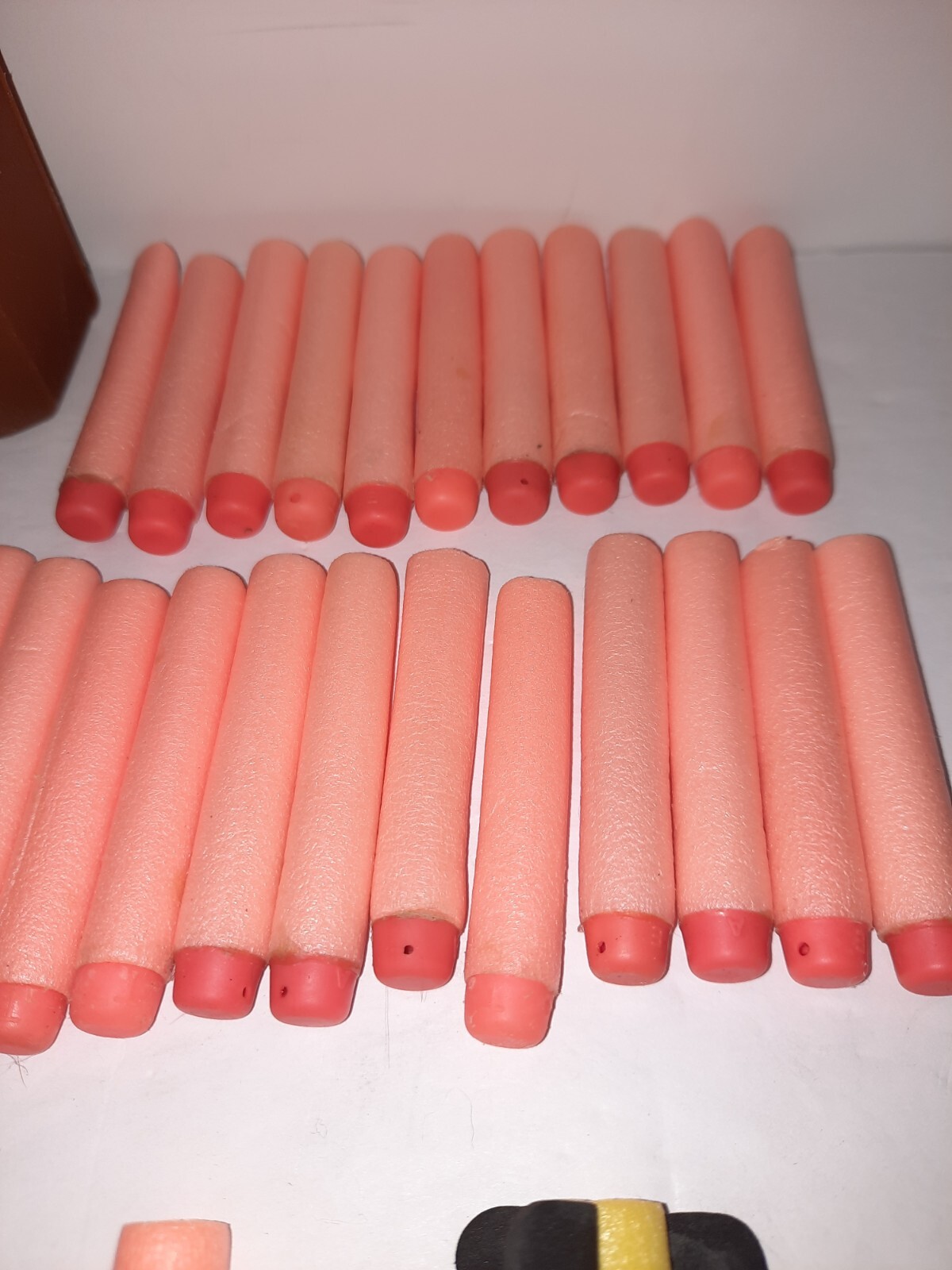 Buzz Bee Toys Ammo Case with Mixed Lot of 72 Foam Ammo darts Used