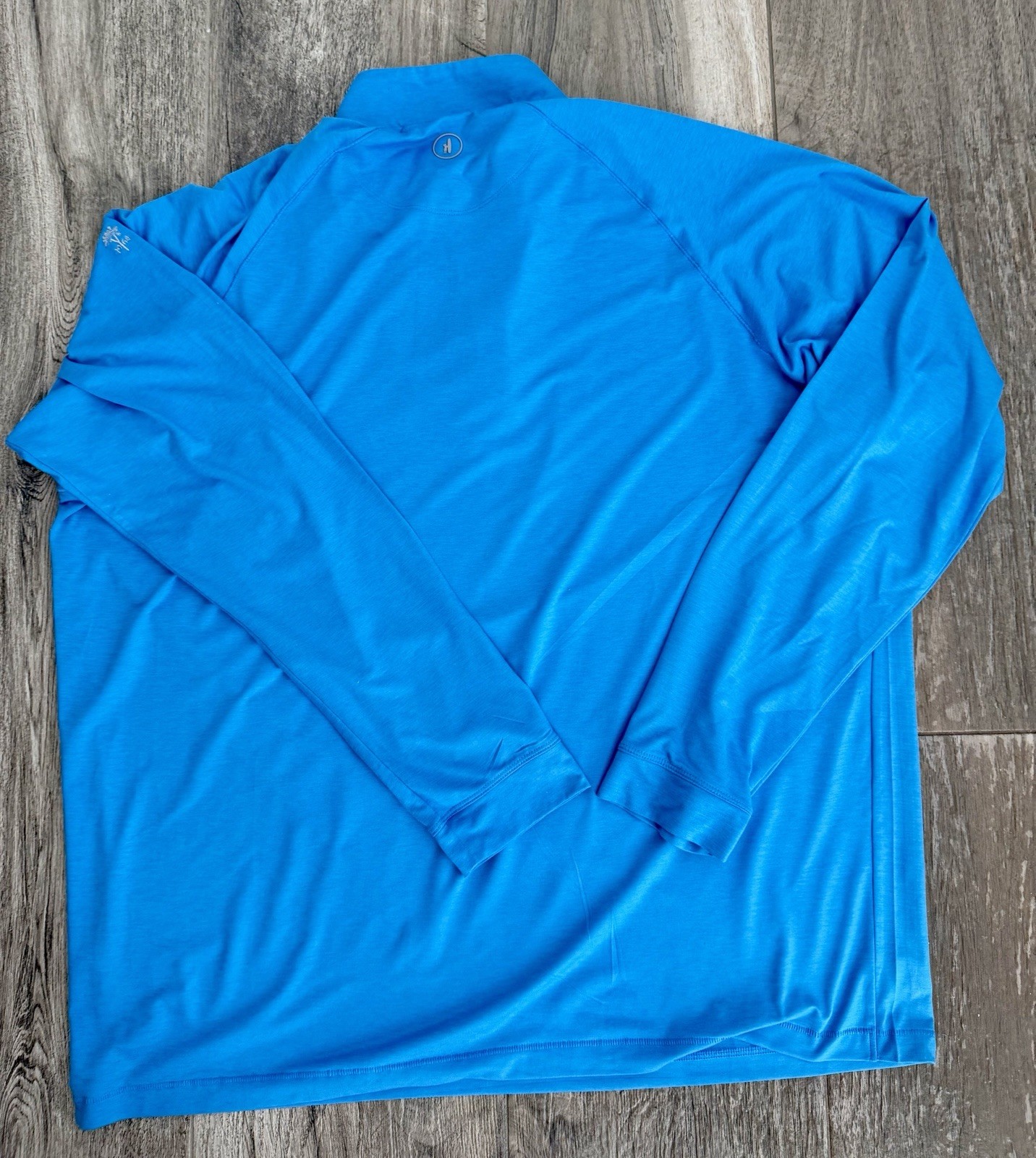 Johnnie-O Quarter Zip Pullover Mens 2XL Blue Stretch Golf Performance Blue Shirt