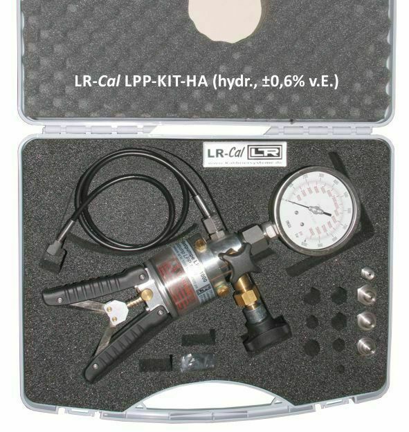 LR-Cal LPP HA Hydraulic Pressure Calibration Kit  ±0.6 or 1% Accuracy
