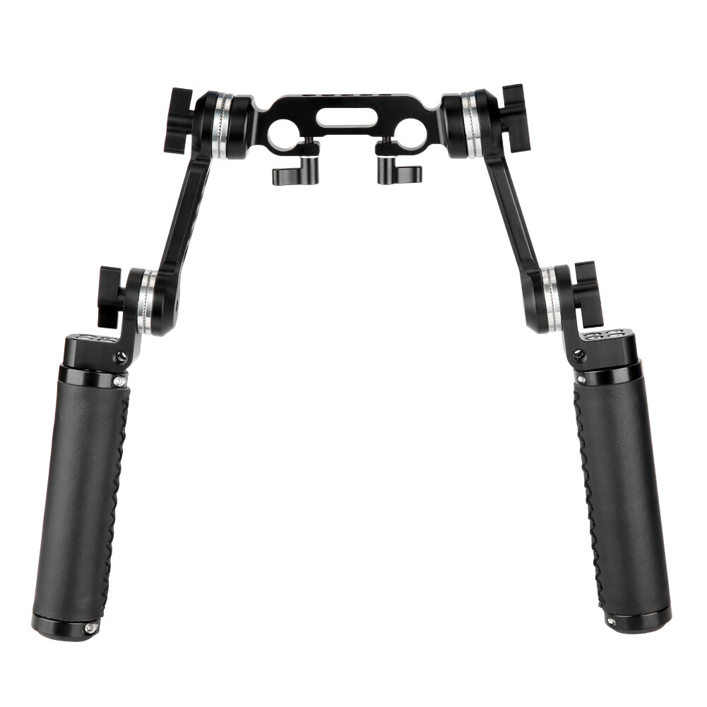 NICEYRIG Standard ARRI Rosette Handle (Leather Short Arm) for Shoulder Mount Rig