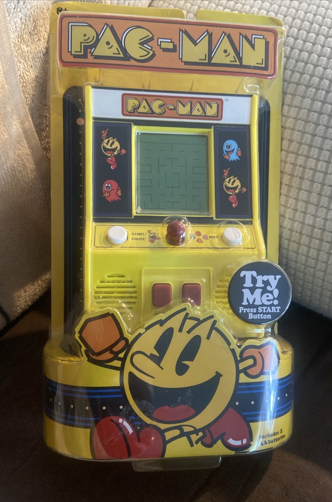 Pac-Man Classic Arcade Handheld Gameplay New In Box