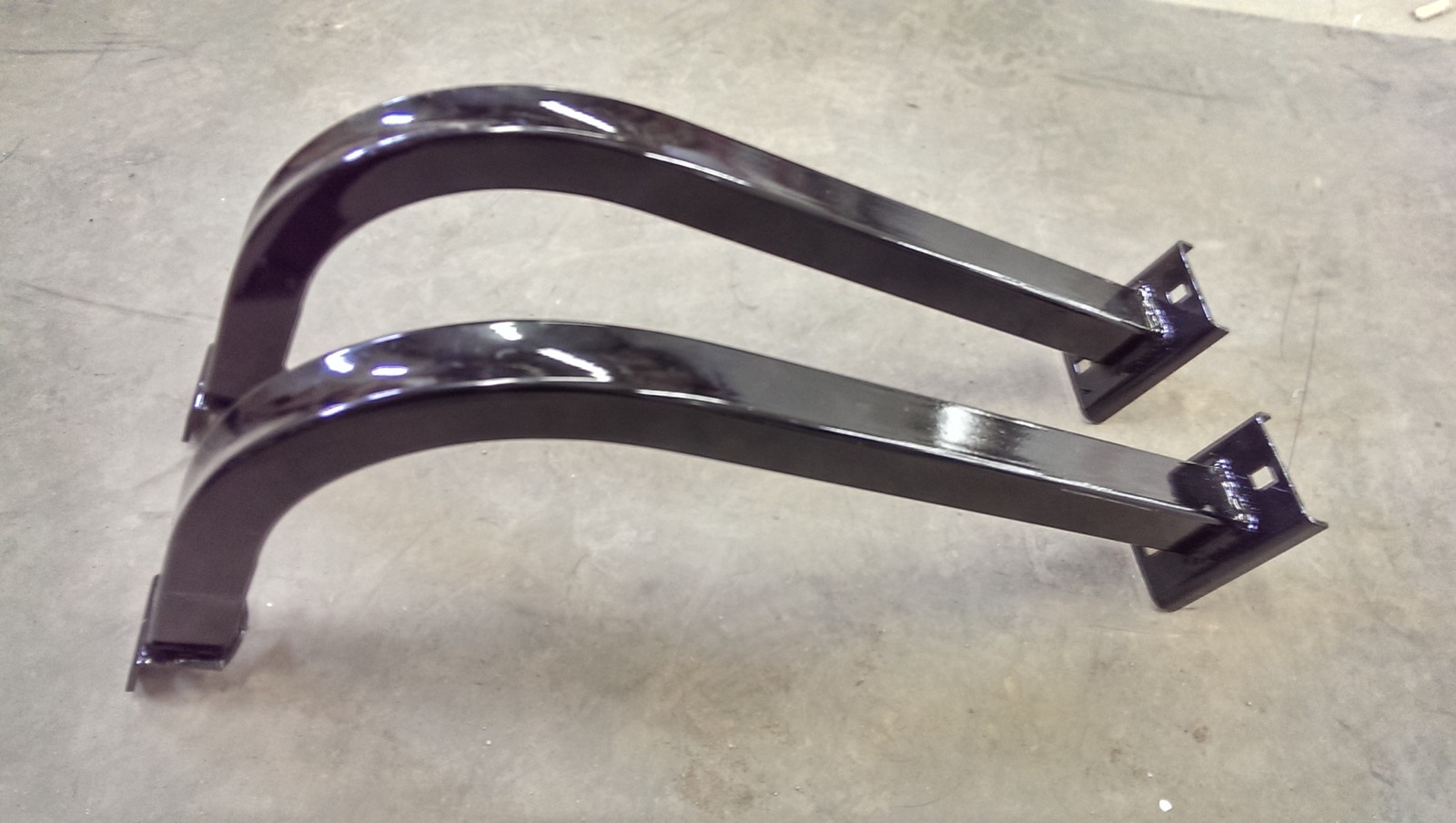 SNOW PLOW HINIKER LIGHT BRACKET WELDMENT 20" TALL ONE PAIR LEFT/RIGHT 25011334