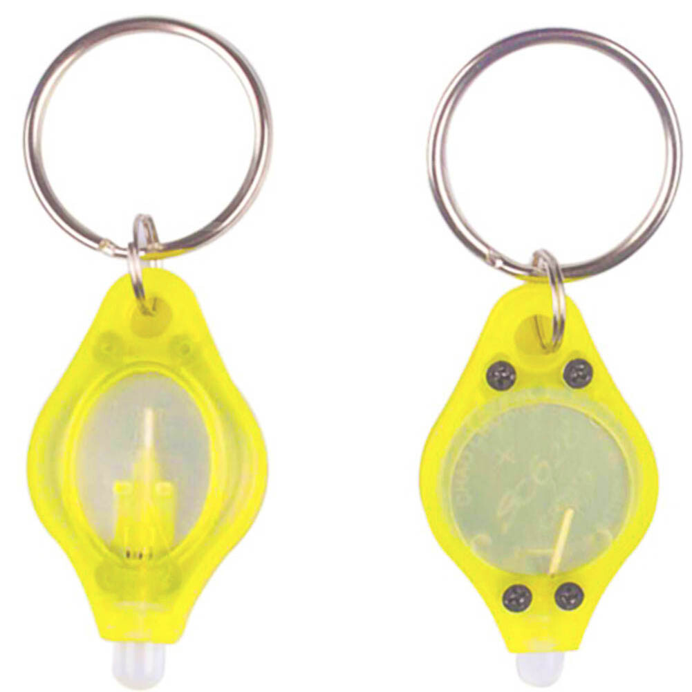 10/20Pcs LED Mini Keychain Flashlight Key Ring Light Bright Torch Outdoor Hiking