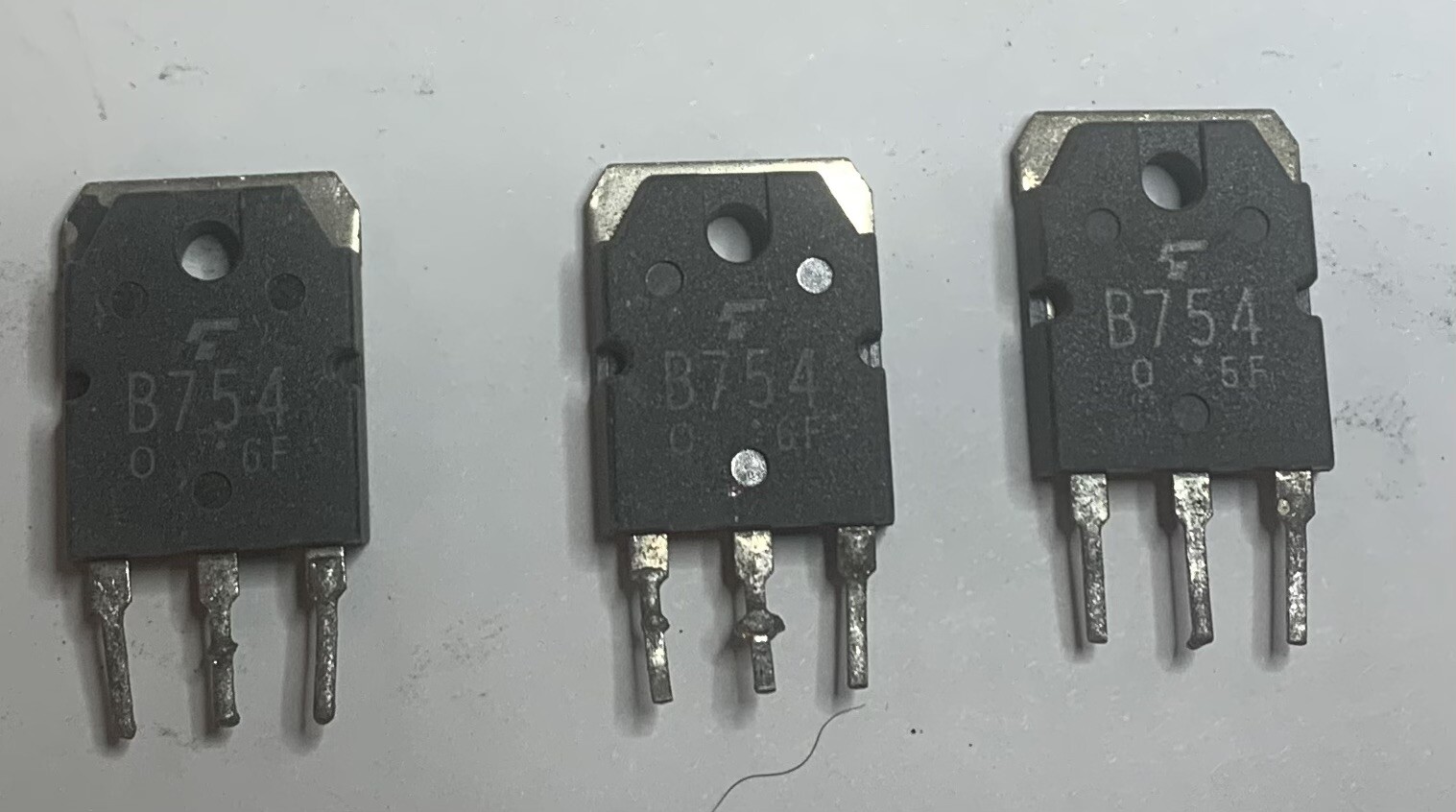 2SB754 - CB Radio / 10 Meter Radio AM Modulation Transistor- Used Short Legs