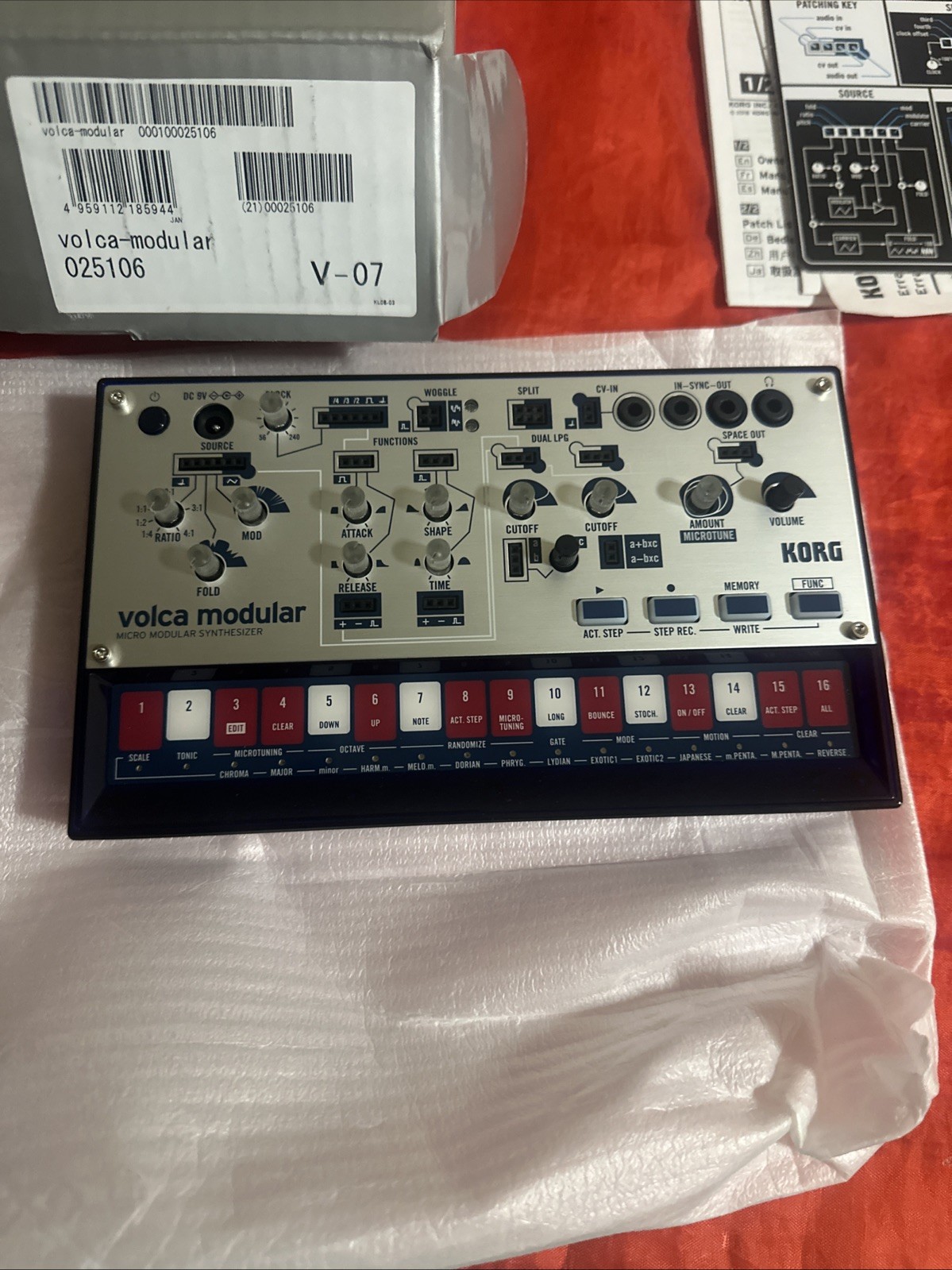 KORG Vocal Modular Synthesizer With Box