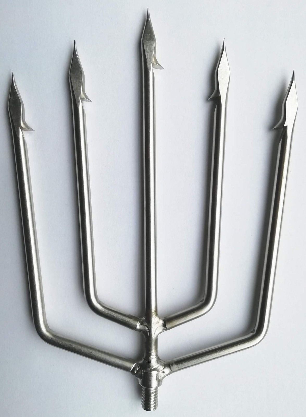 GPP® 5 Prong Fishing Salmon Barbed Diving Spear Gun Gig 8 mm Head