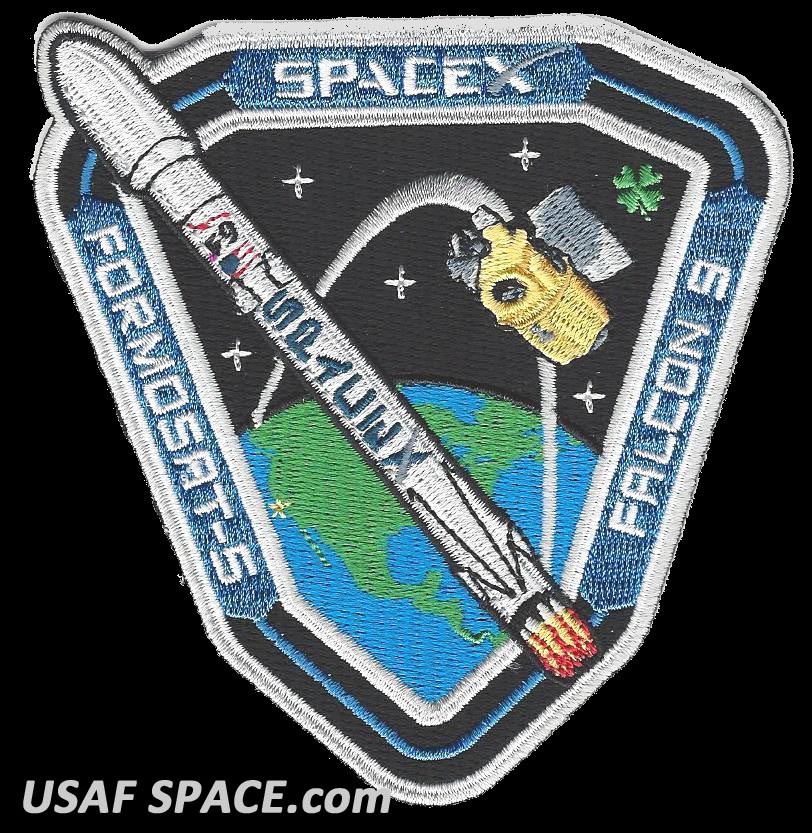 Authentic FORMOSAT-5 - SPACEX FALCON 9 Launch - VAFB SATELLITE Mission PATCH