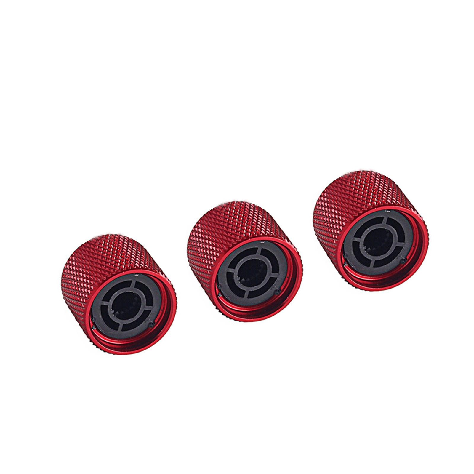 3Pcs Metal Electric Guitar Bronze Dome Knobs Volume Tone Control Button Caps