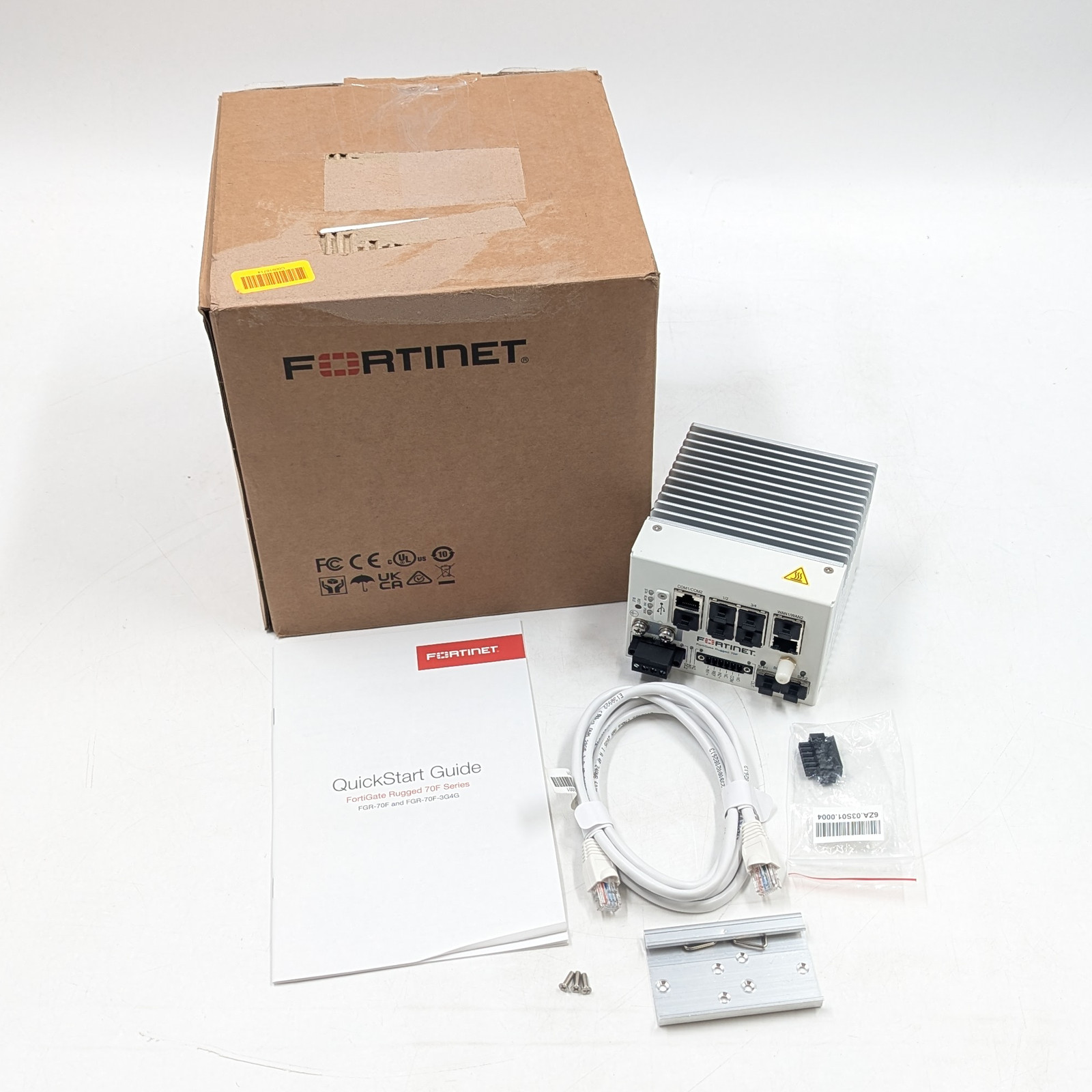 Fortinet Fortigate Rugged 70F Security/Firewall Appliance (P28267-03-06) White