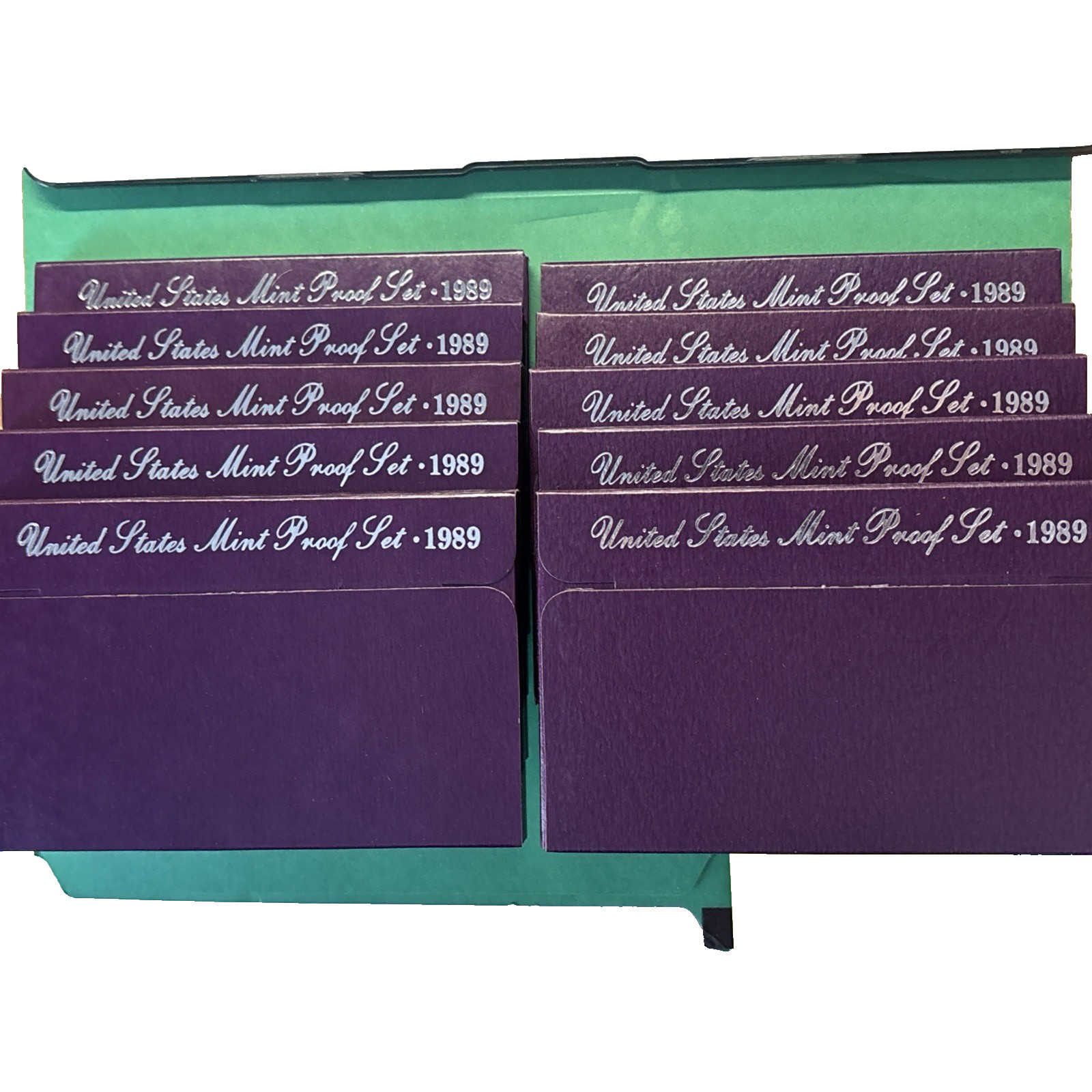 1989 Lot of 10 Proof Sets United States Mint Original Packaging