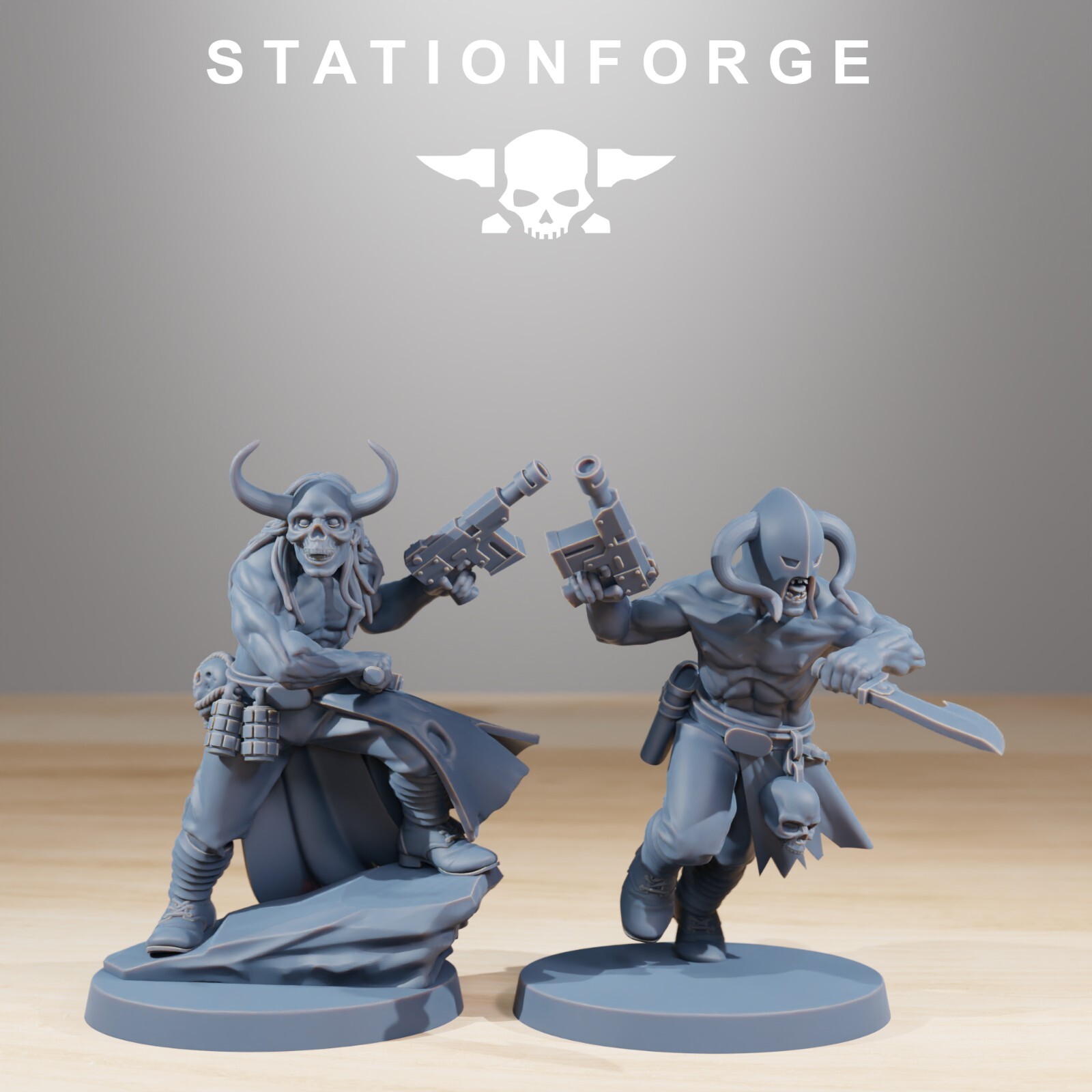Corrupted Guard Sectarians from Station Forge. 32mm.